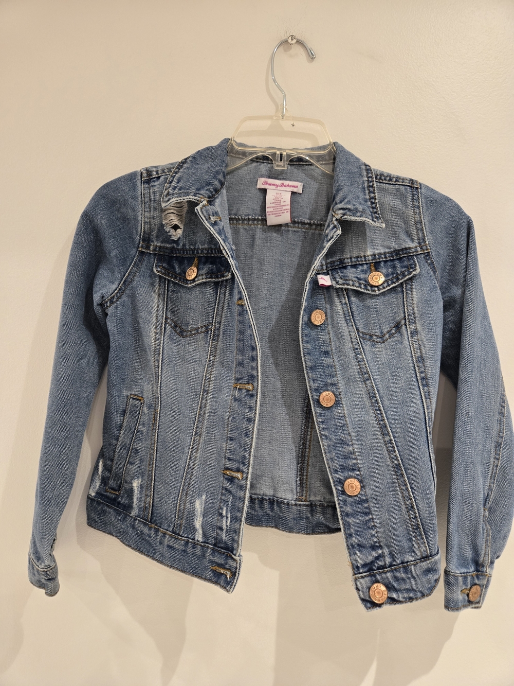 Tommy Hilfiger Girls' Light Blue Denim Jacket